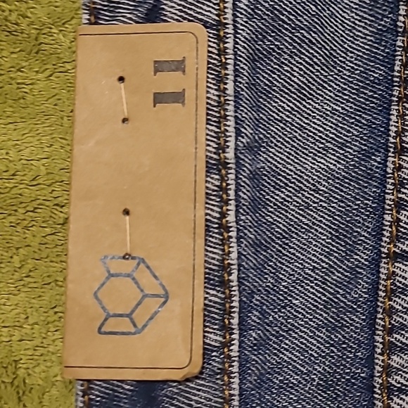 Blue Turtle Juniors Light Blue Washed Denim White Drawstring Waist Size 11 - Picture 12 of 12